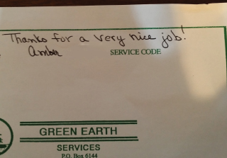 Testimonial - Green Earth Lawn Service - Richmond, VA